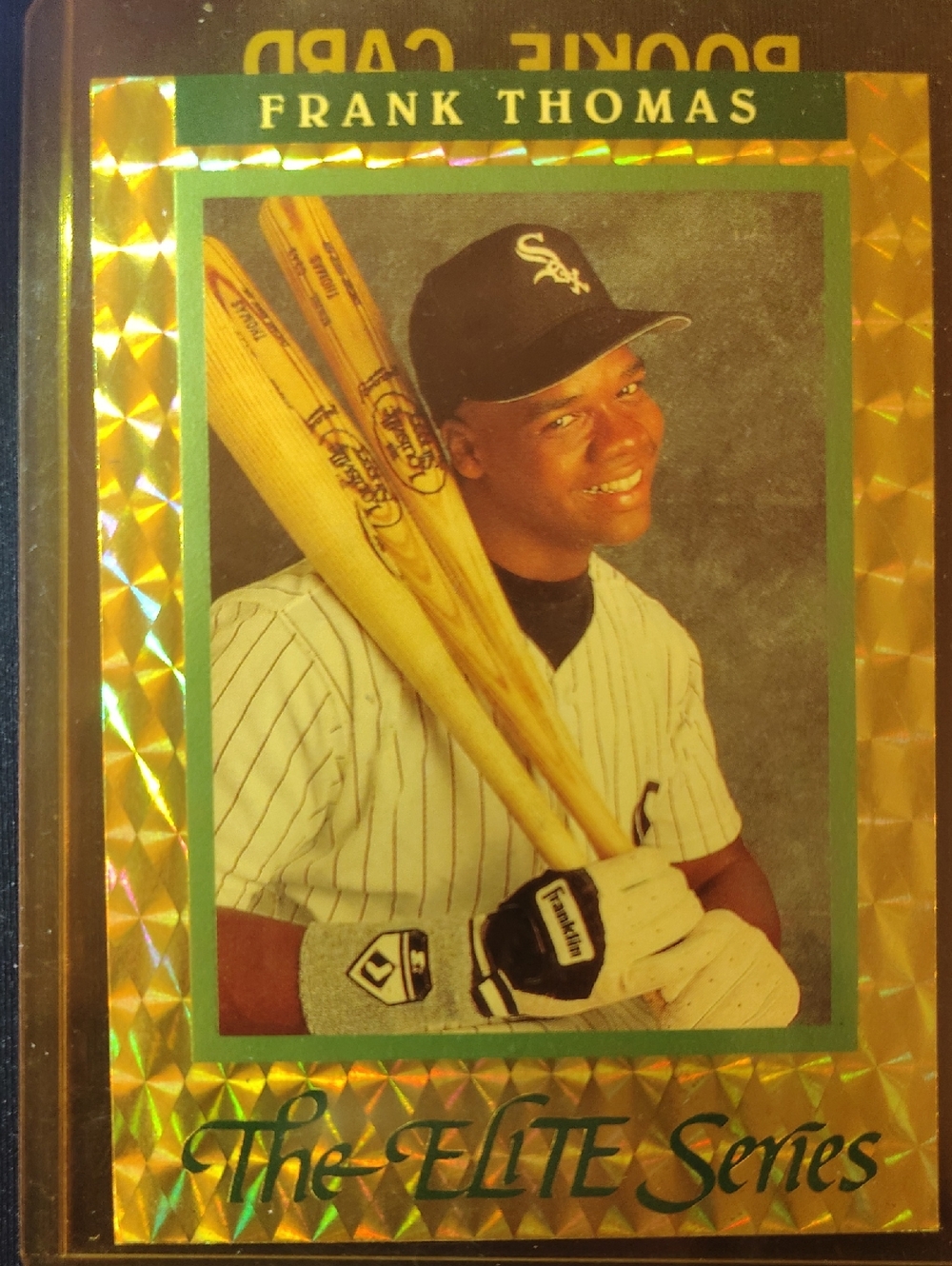 🧢⚾1991 Frank Thomas Donruss Elite Series Card in PSA 7.5-8⚾🧢